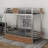 Twin XL Over Twin XL Metal Bunk Bed With Drawers-833946138