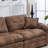 Geneveve 84" Chenille Upholstered Pillow-Top Arm Loveseat Sofa with Memory Foam Cushions and Pocketed Coil Springs-1829428588