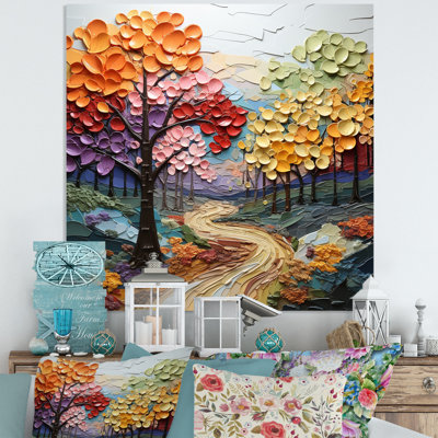 Collage de la forêt colorée Neo Primal