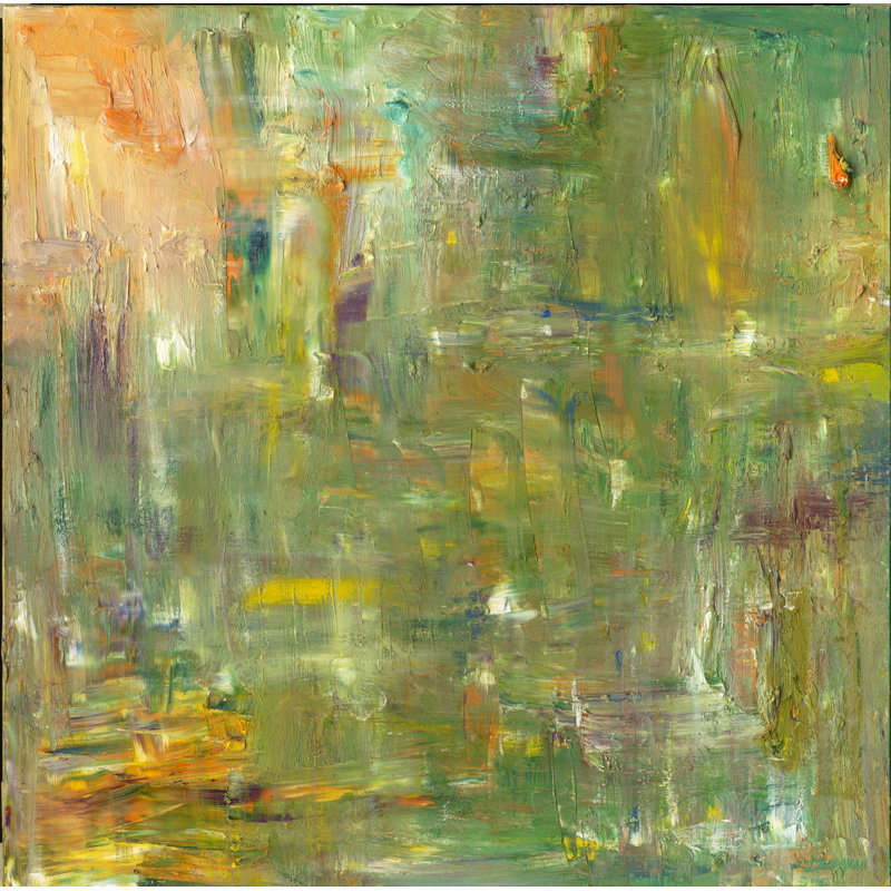 Behind the Curtain Painting Canvas