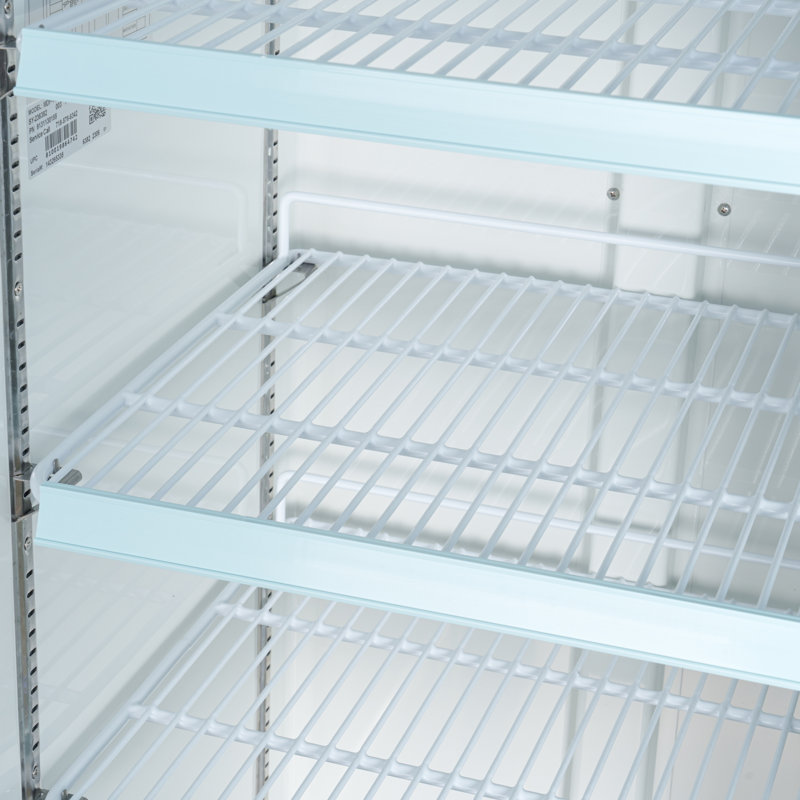 27 in. 1-Door Commercial Display Merchandiser Freezer 13 cu. ft. in White (MDF-1GD-13C-WH)