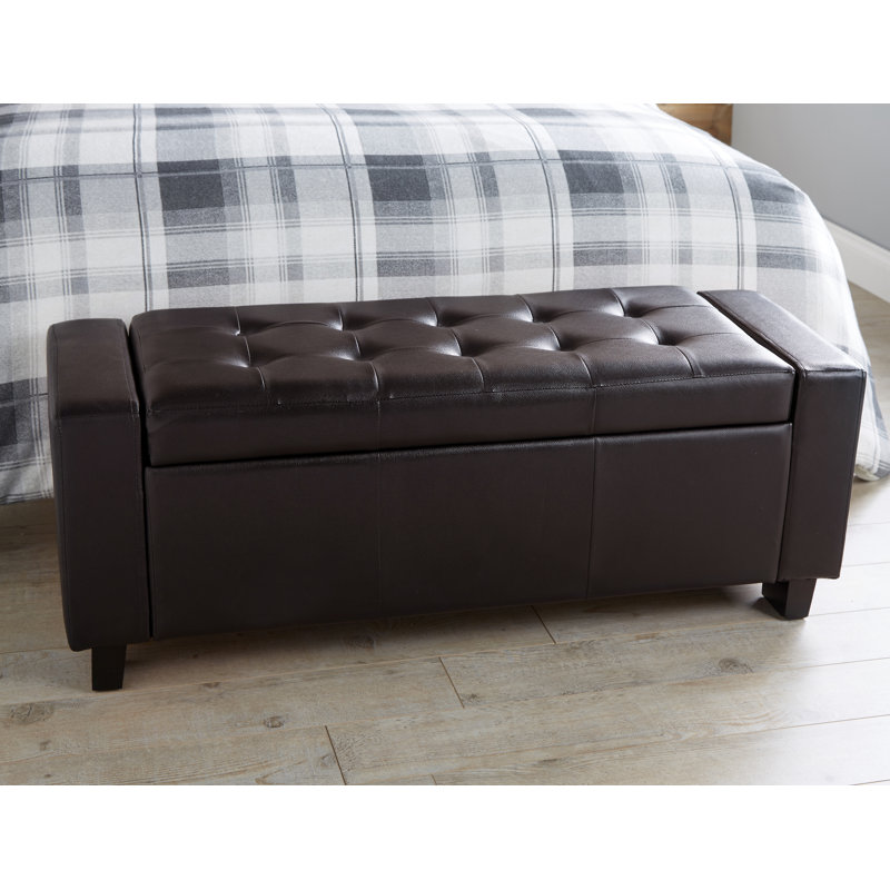 Ashley Storage Bench, Brown
