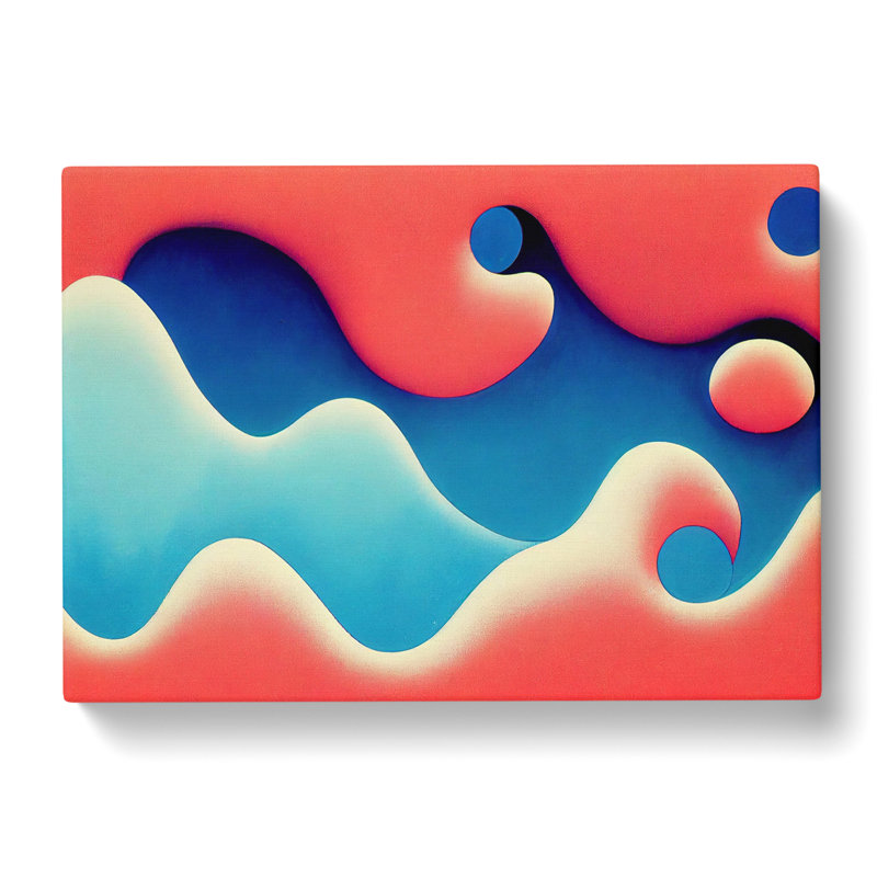 Rare Abstract - Wrapped Canvas, 35cm H x 50cm W x 3cm D