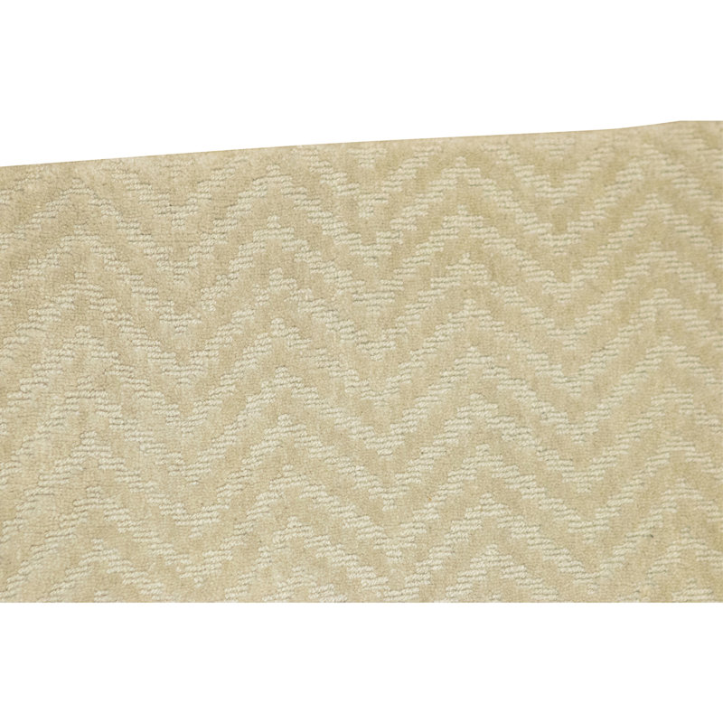 Hand Knotted Wool Area Rug in Birch