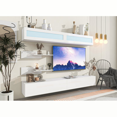 Floating Entertainment Center for TVs up to 75"