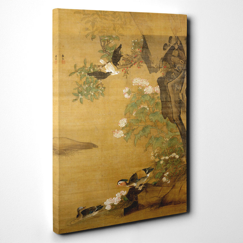 Lu Ji - Wrapped Canvas Painting, 100cm H x 70cm W