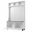 Arbre d'entrée polyvalent avec rangement et banc confortable pour diverses pièces-1281715581