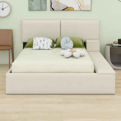 Haniah Upholstered Upholstered Platform Bed Storage Bed