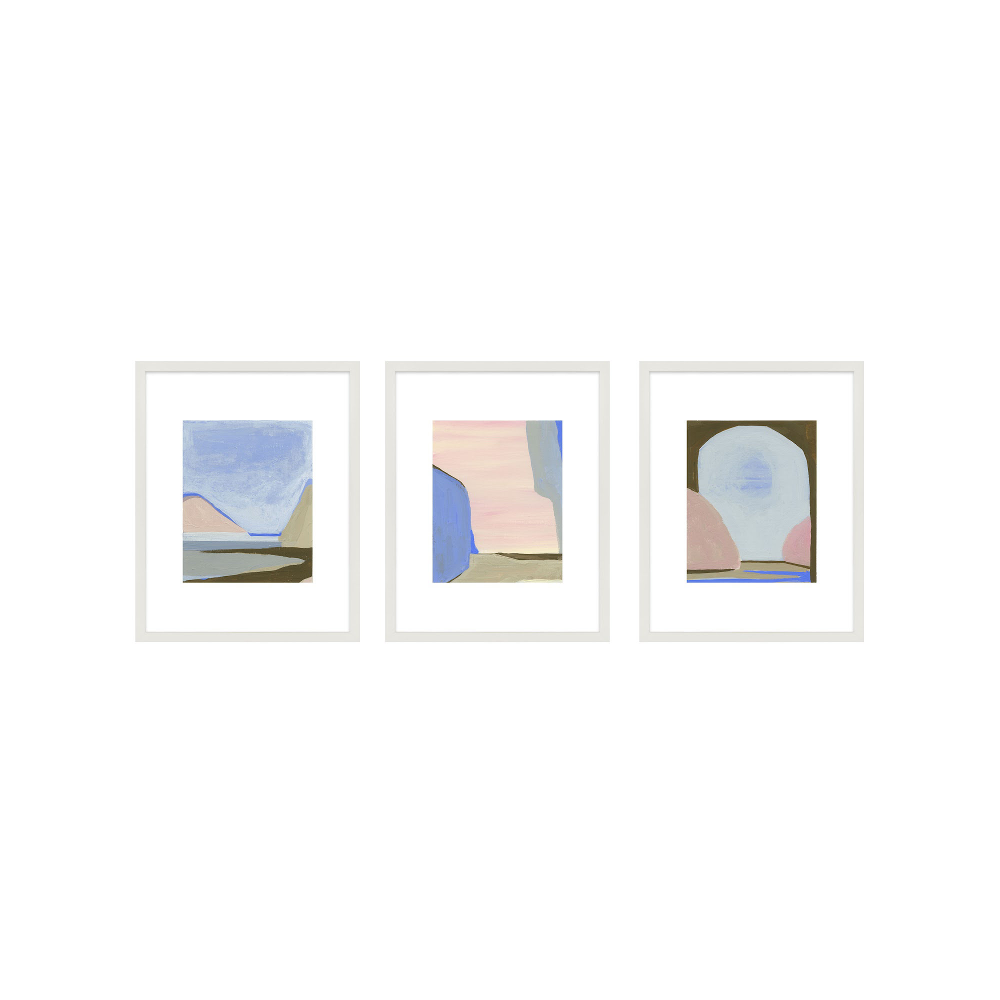 Morning Sky by Andrea Stokes, White Framed, 50" H x 40" W
