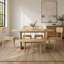 Ensemble de salle à manger 6 pièces avec banc et table de cuisine ovale pour 6 personnes, de style moderne-1624293234-1624293235