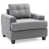 Similicuir gris est en rupture de stock