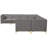 Enson Velvet U-Shaped Sectional Reversible-88147769
