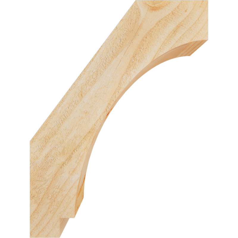 Attelle impériale du genou, Sapin de Douglas, H 16 po x l 4 po x P 12 po, Brute