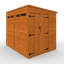8x6w TigerFlex® Shiplap Pent Security Double Door Shed