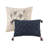 Premium Navy Cotton Bedding Sets, Hypoallergenic Comforter, Shabby Chic Style For Home