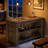 55.12"W Kitchen Island with 2-Tier Open Storage Shelves and Large Worktop, Farmhouse Style