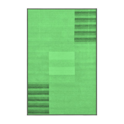 Washable Striped Indoor Rug