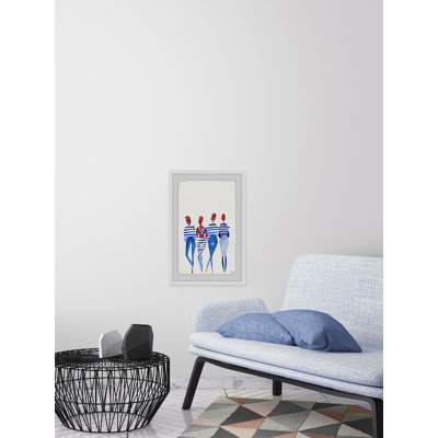 «Blue Stripes» - impression encadrée