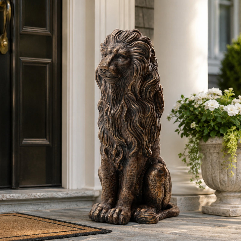 Sculpture d'extérieur en résine pour jardin