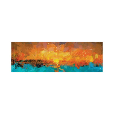Orange Sunrise - Framed Wall Art Print