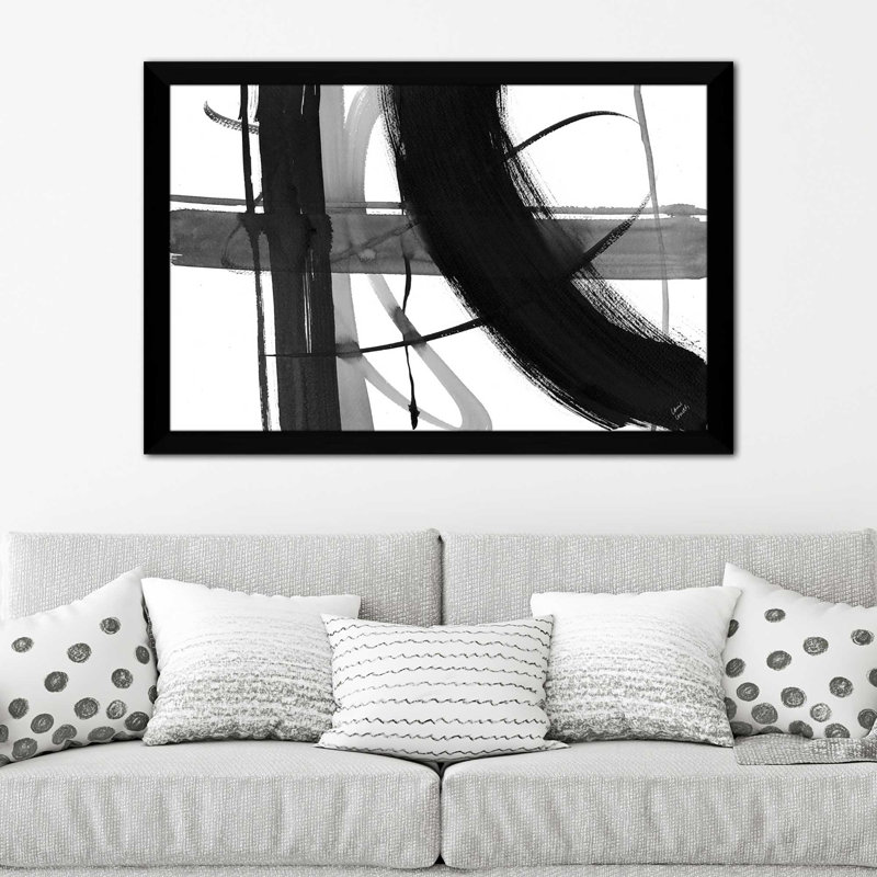 « urban vibe ii », reproduction de peinture à l’acrylique encadrée, H 21,5 po x l 27,5 po x P 0,75 po