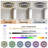 Smart 20" Bladeless Ceiling Fan With Rgb Color Changing Light, Modern Low Profile Dimmable Led For Bedroom, Living Room In Black
