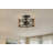 15.7-Inch Wood Metal Flush Mount for Entry or Hallway