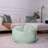 Factory Direct Partners 30 inch Round Faux Leather Bean Bag for Kids and Teens-114989681