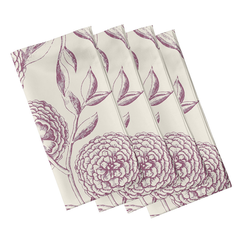 Ensemble de serviettes 4 pièces Pilla, Mauve