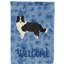 Caniche en polyester à 2 côtés 40 x 28 po standard welcome drapeau maison-957493074