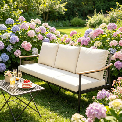 Canapé d'extérieur 3 places Chic Wicker