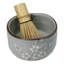 Ensemble de fouets et cuillères à thé en céramique japonais matcha et prune-134530882