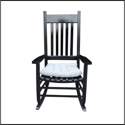Chaise berçante en bois