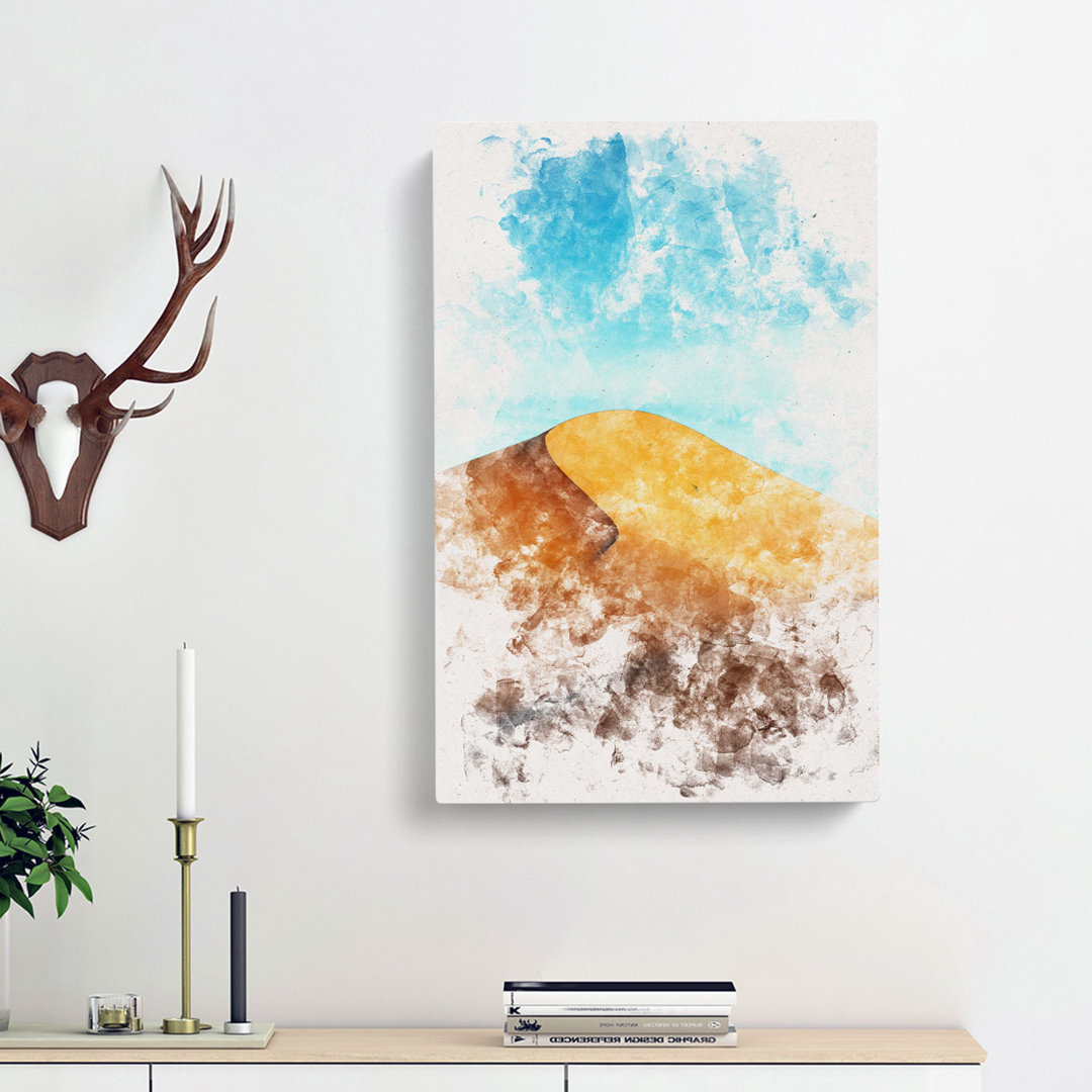 Desert Sand Dune in Morocco - Wrapped Canvas
