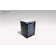 Mont Alpi Black Stainless Steel Fridge Cabinet Module + 2.7 Cubic Ft, Compact Refrigerator