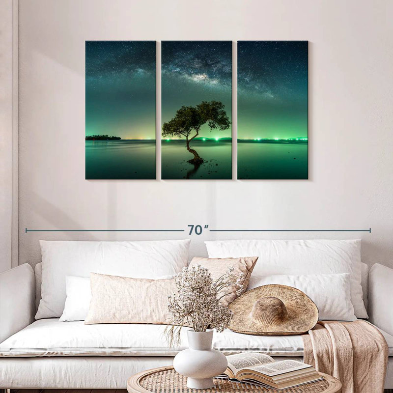 Oberle Milky Way Over Tree, 28" H x 45" W