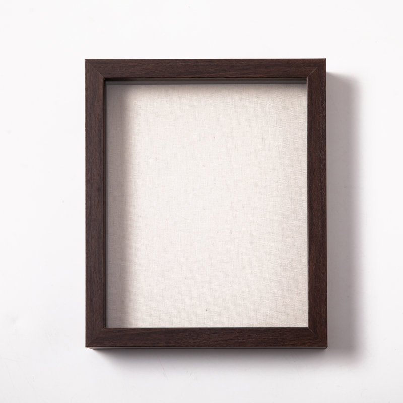 Adrein Matte Shadow Box Picture Frame, Walnut