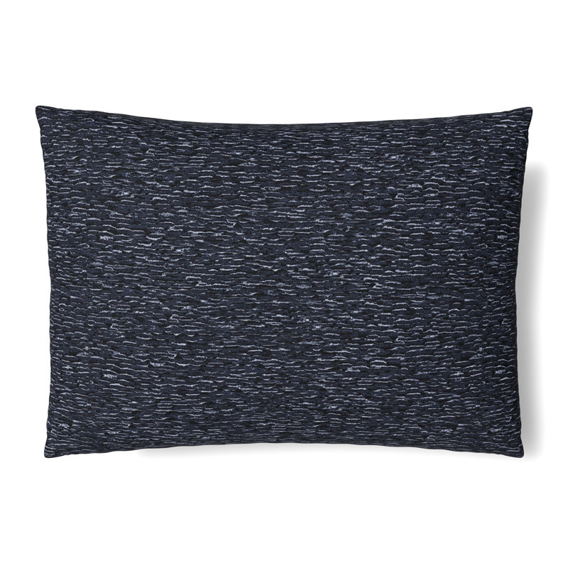 Asperitas Rectangular Sham, 20"H x 26"W, Gray