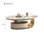 Pedestal Coffee Table with Storage