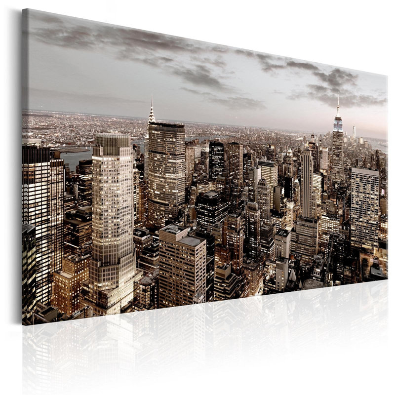 Carma New York At Dawn sur impression sur toile, H 16 po x l 24 po x P 0,7 po