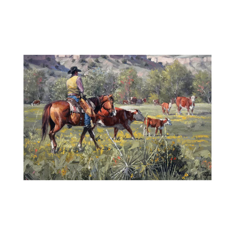 A Darn Good Spring by Jack Sorenson - Wrapped Canvas Print, 20.32cm H x 30.48cm W x 1.905cm D