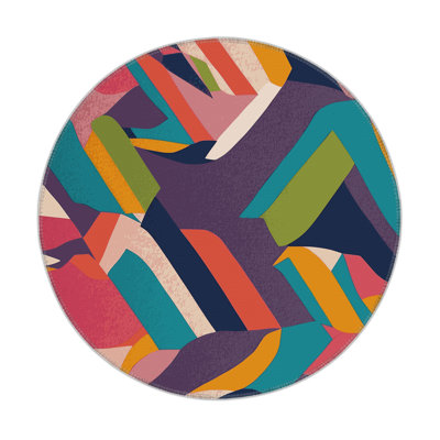 Luminous Vortex Indoor And Outdoor Area Rug