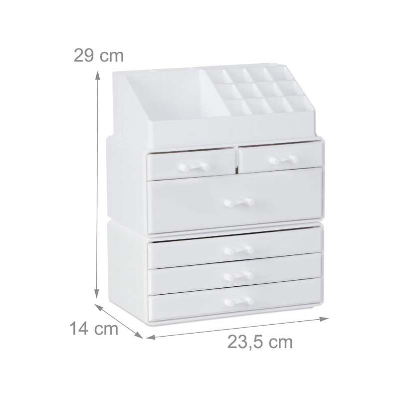 Plastic Makeup Organiser