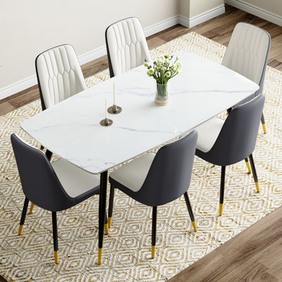 Marble Top Dining Set