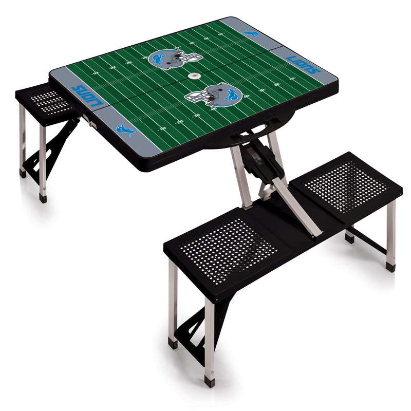 Philadelphia Eagles Black Rectangular Sports Theme Picnic Table