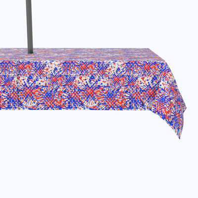 Madsen Abstract Independence Day Tablecloth