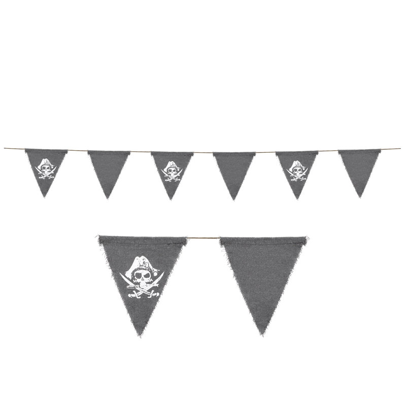 Bannière pirate en tissu pirate