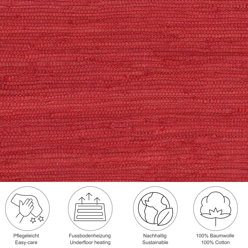 Flat-Woven Rug, Rectangle 160 x 230cm