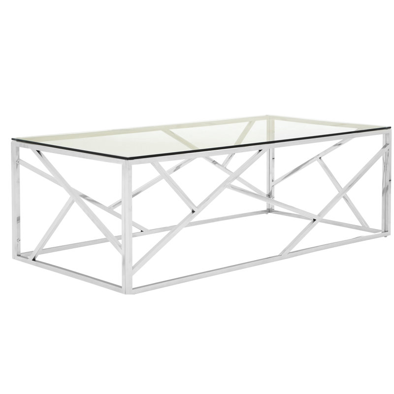 Ladson Frame Coffee Table, Silver