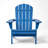Folding Solid Wood Outdoor Lounge Chair with Embossed Grain, Weather Resistant Patio Seating for Garden, Backyard, Deck, Lawn, Pool Side, Comfortable Wide Seat with Tall Backrest, Durable Rustic Style Outdoor Relaxation Chair with Easy Assembly-129386378